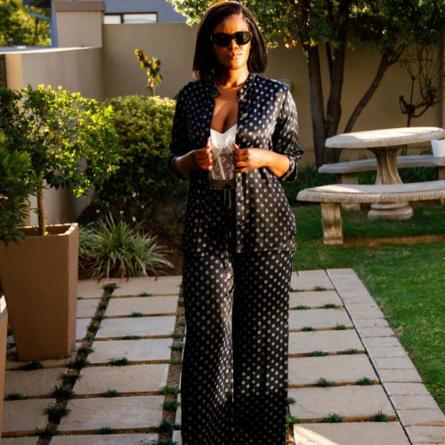 Ladies silky two piece - smart casual